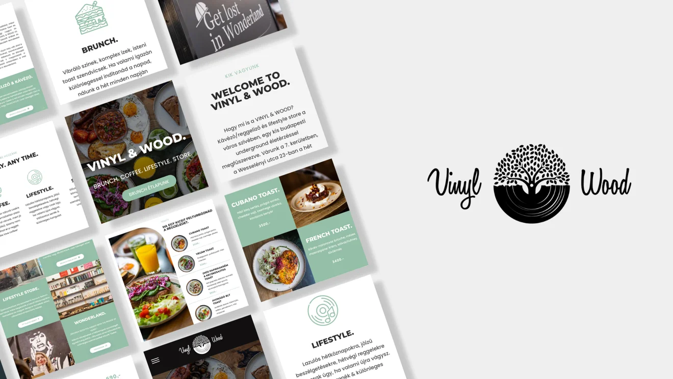 Design showcase of vinylandwood.hu